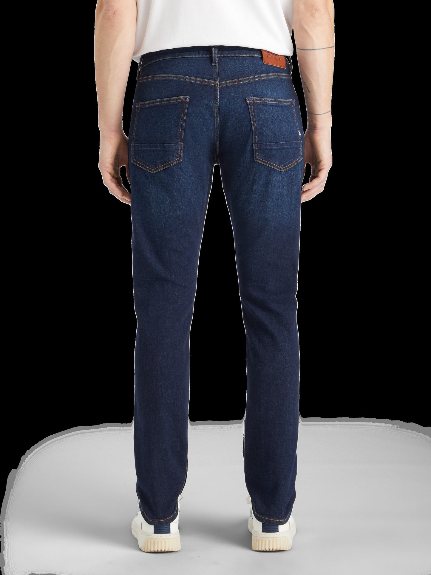 SCOTCH & SODA - Ralston Regular Slim Fit Jeans in Beaten Blue