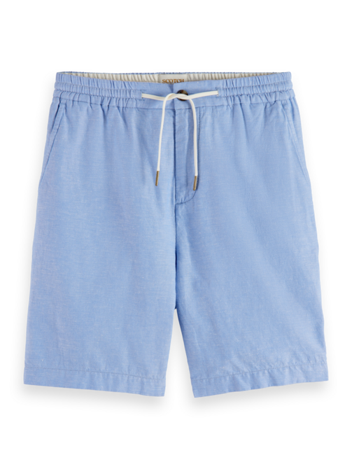 SCOTCH & SODA - Fave Organic Cotton-Linen Twill Bermuda Shorts