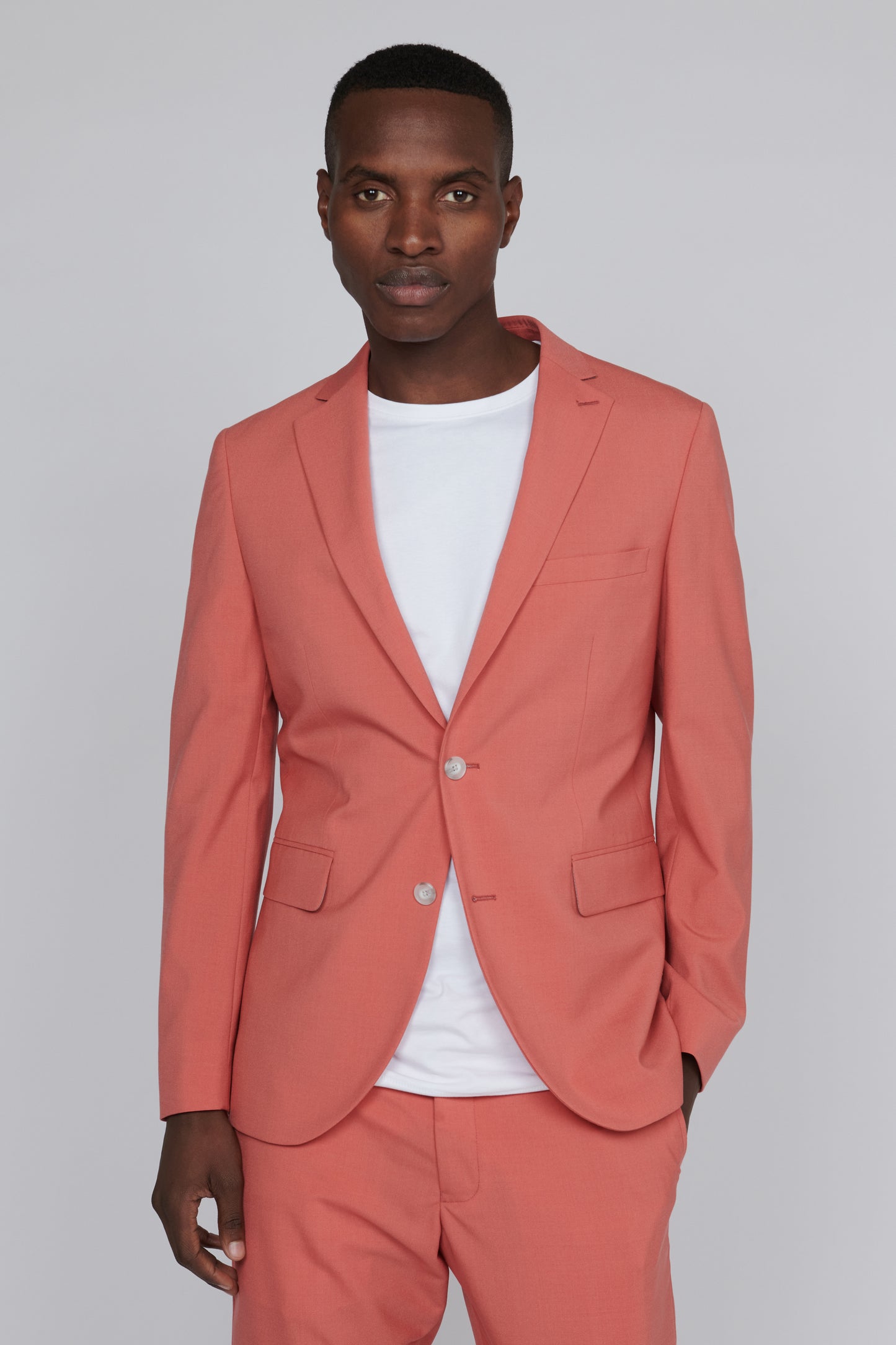 MATINIQUE - George Washable Blazer in Faded Rose
