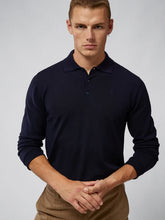 Load image into Gallery viewer, J.LINDEBERG - Noel Merino Polo Shirt in Navy
