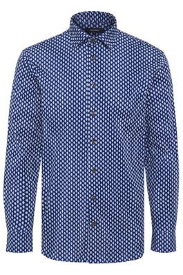 MATINIQUE - Marc N in Dark Navy with Leaf Pattern