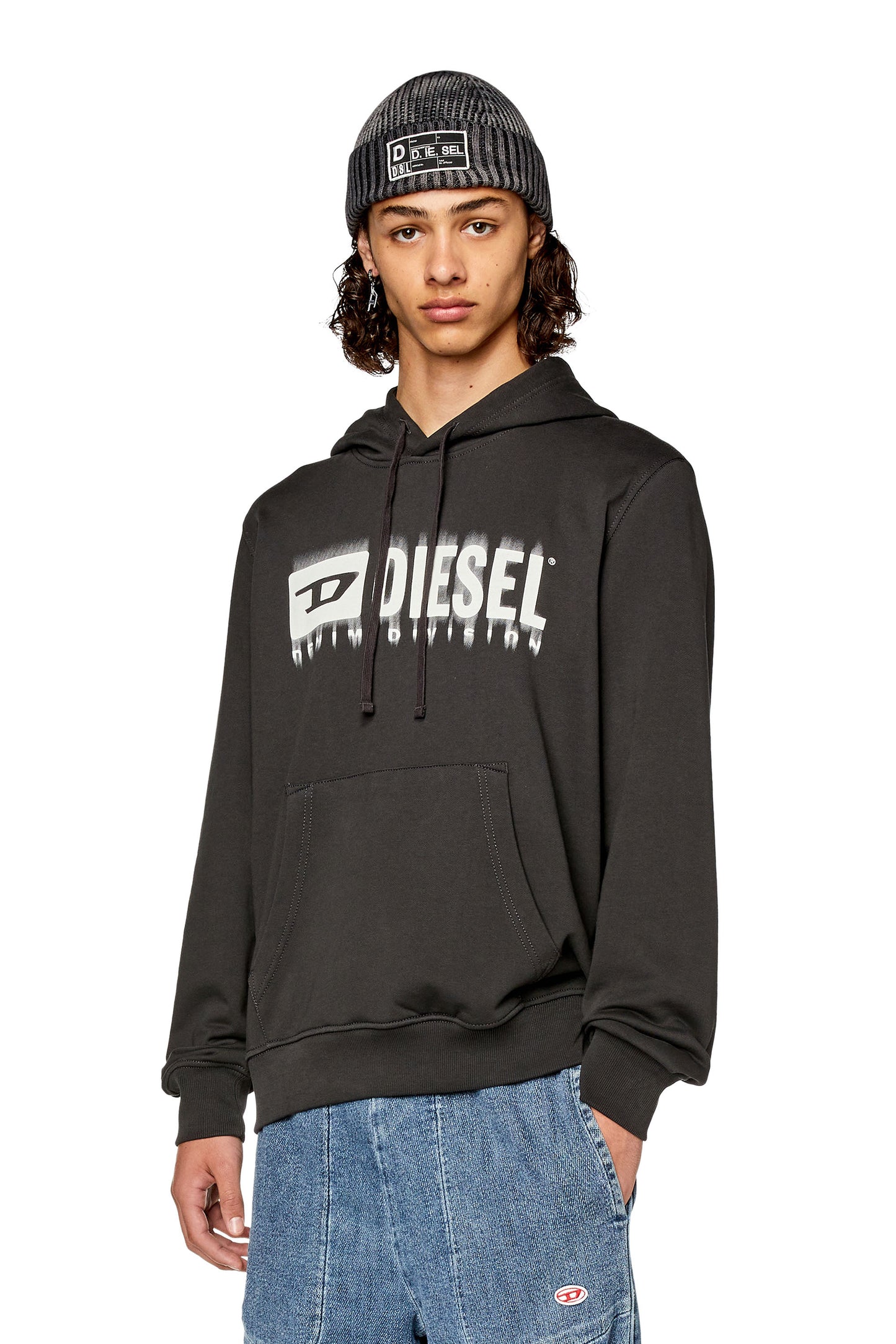 DIESEL - S-Ginn Hoodie in Black