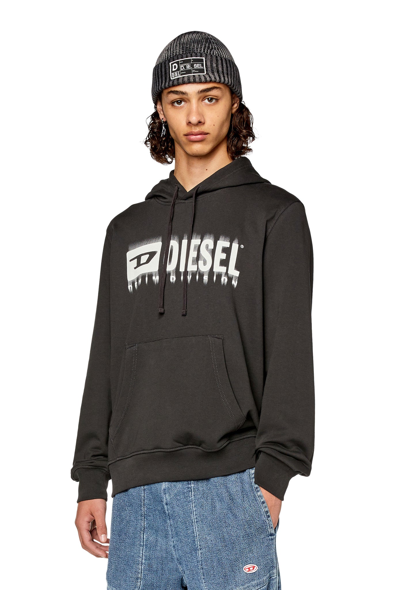 Diesel on sale logo hoodie