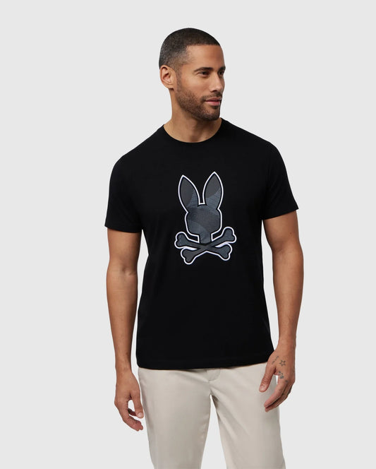 PSYCHO BUNNY - Lenox Embroidered Graphic Tee