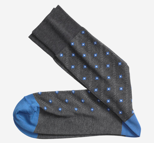 JOHNSTON & MURPHY - Floating Diamonds Socks