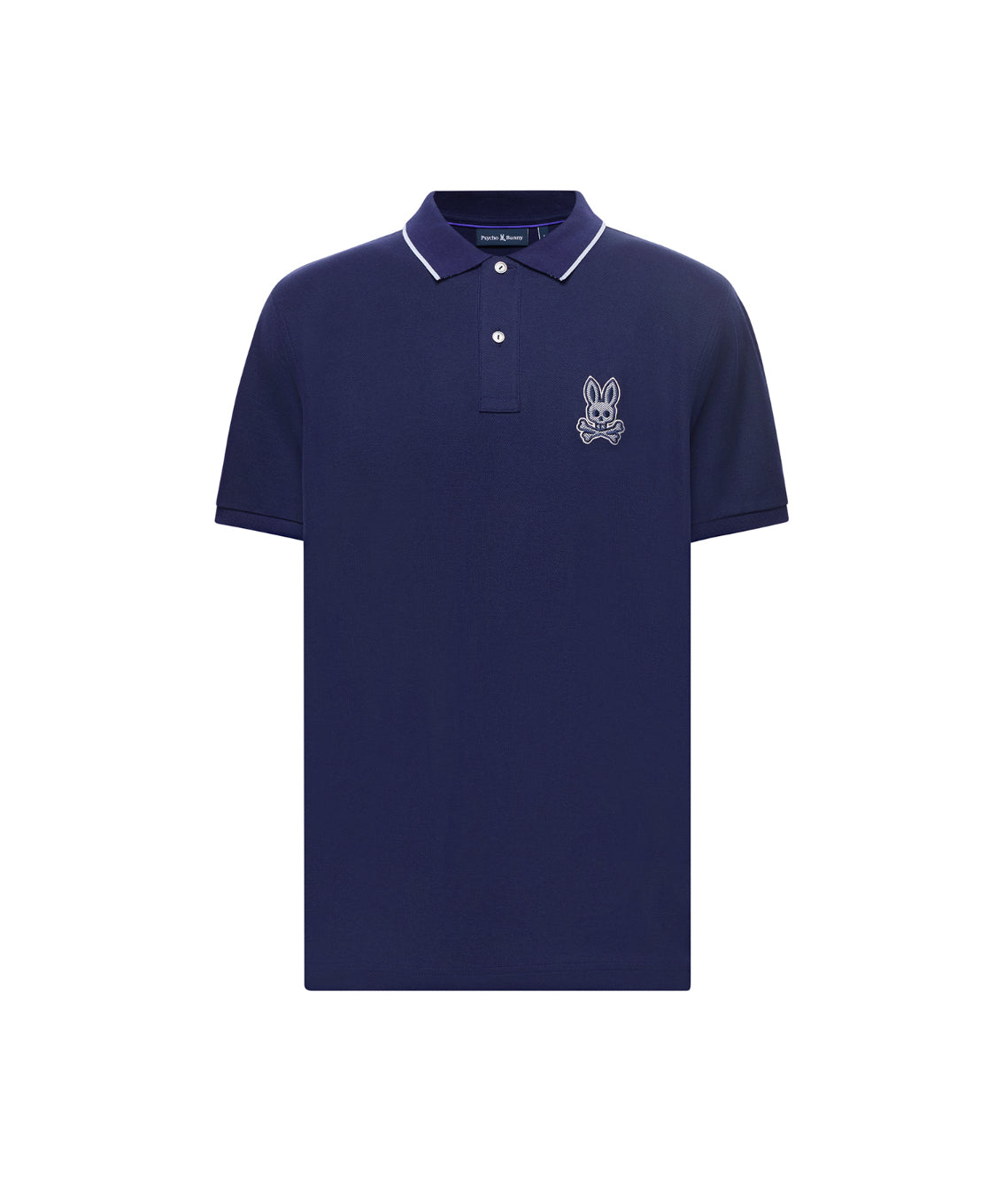 PSYCHO BUNNY - Marlo Bunny Pique Polo in Evening Blue