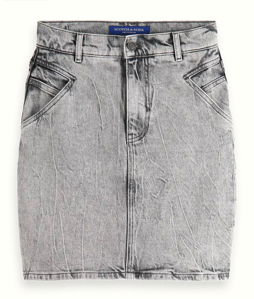 Scotch & Soda - Short Denim Skirt