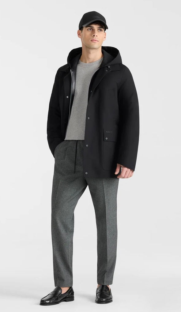 MACKAGE - Alec 3-in-1 Short Balmacaan Coat with Removable Down Liner