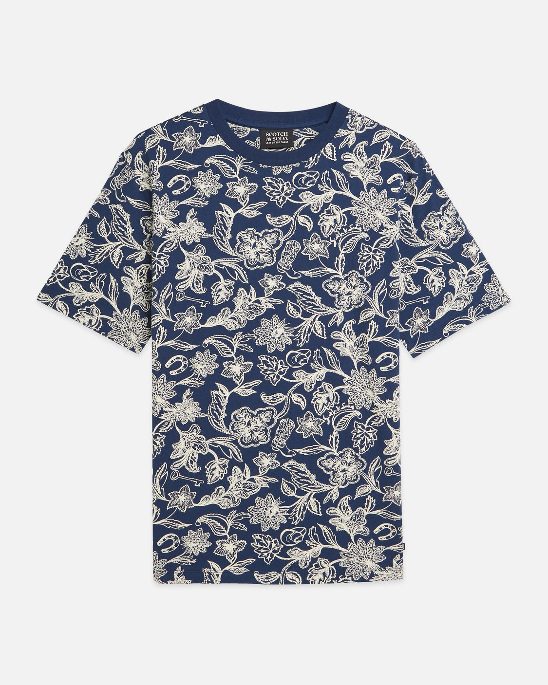 SCOTCH & SODA - Printed Regular Fit T-Shirt