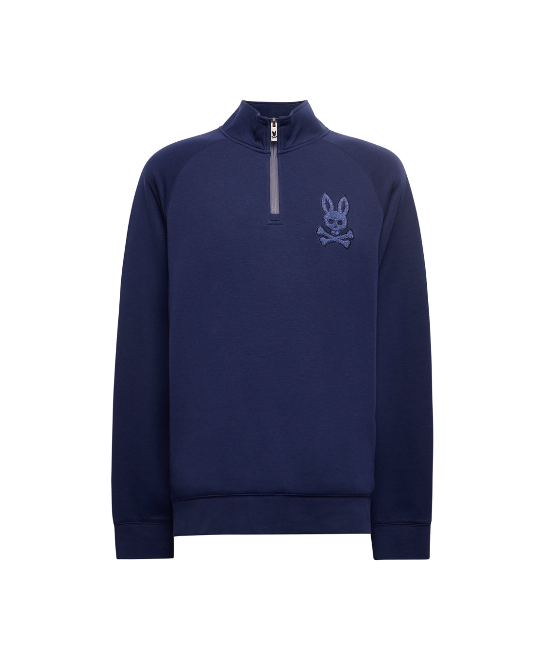 PSYCHO BUNNY - Tate 1/4 Zip Chenille Embroidered
