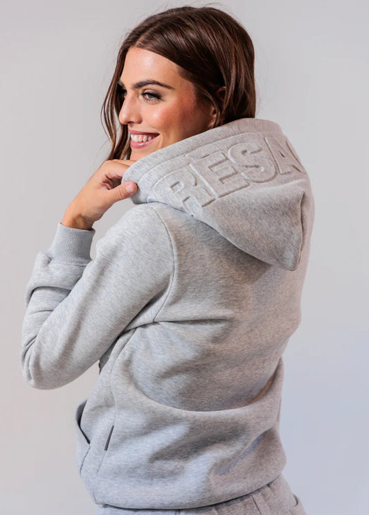 Apres Actif - Embossed Hoodie - Grey