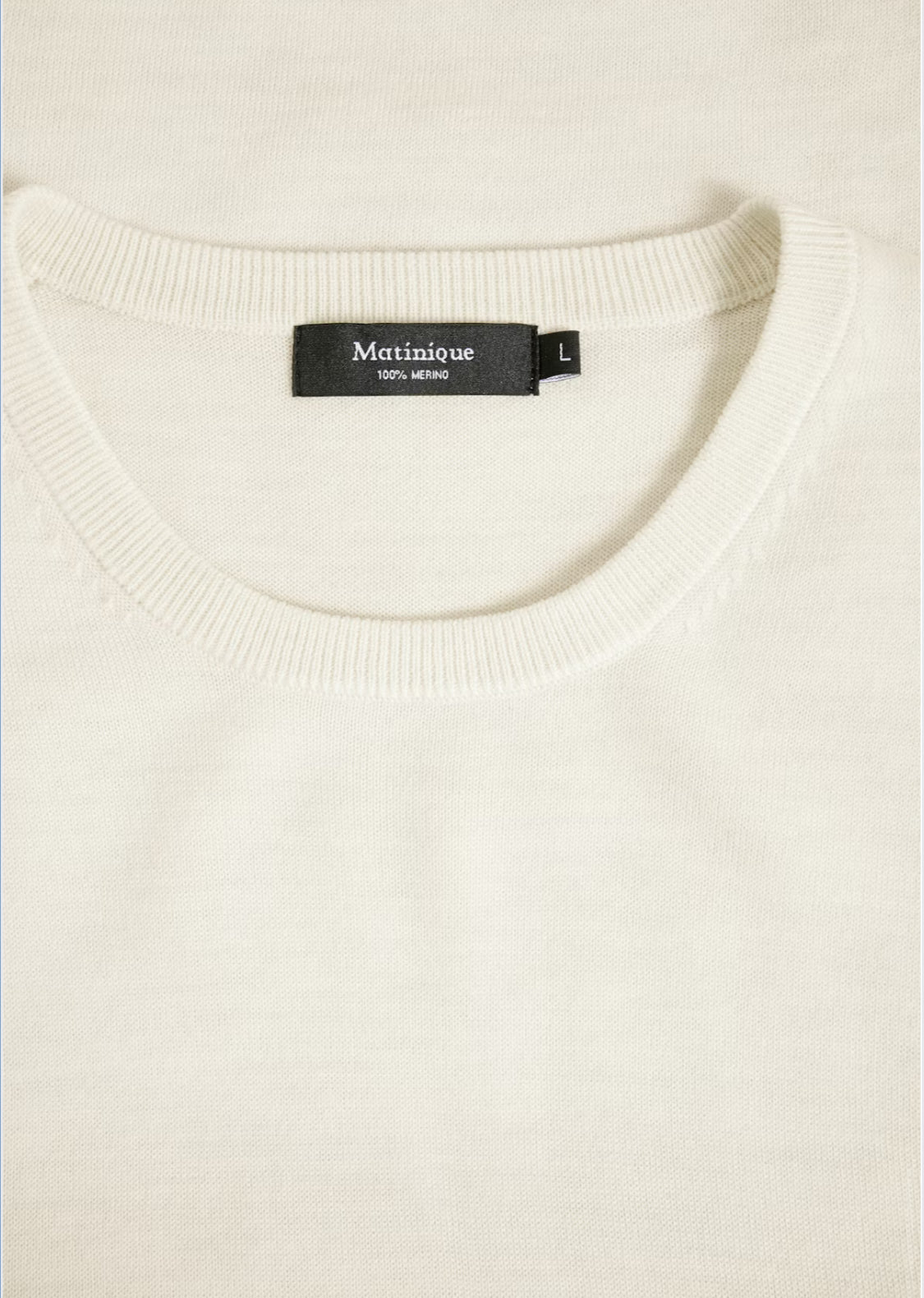 MATINIQUE - Margrate Merino in Off White Melange