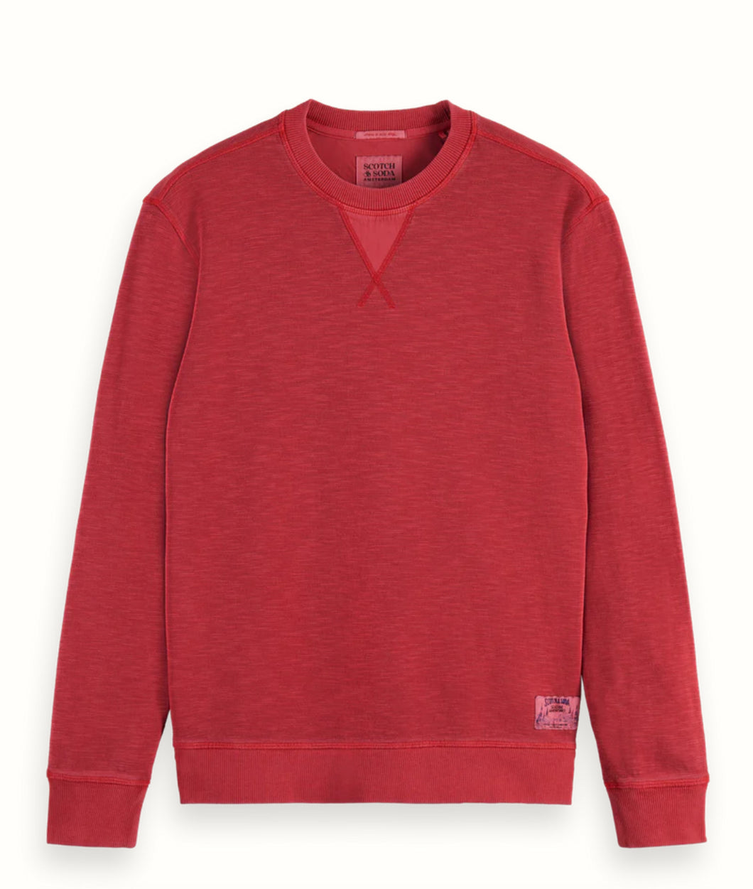 SCOTCH & SODA - Garment Dye Structured Sweatshirt
