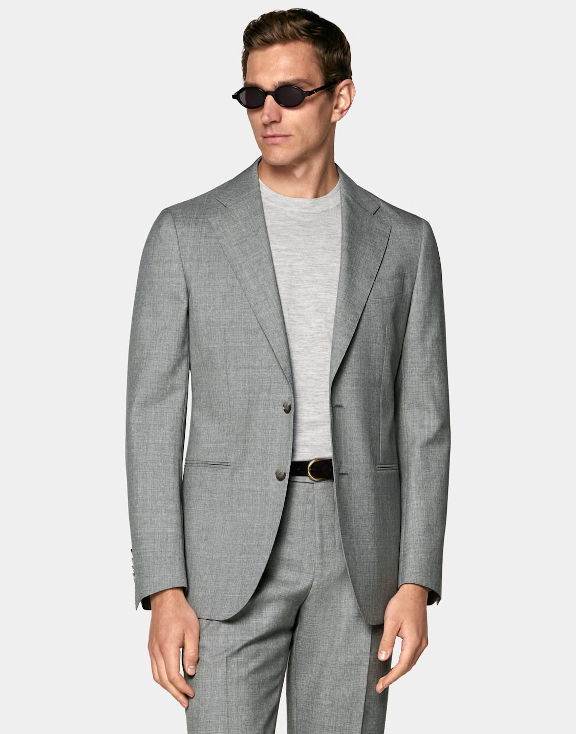 Paul Betenly - Ronaldo Suit Jacket in Pearl Grey