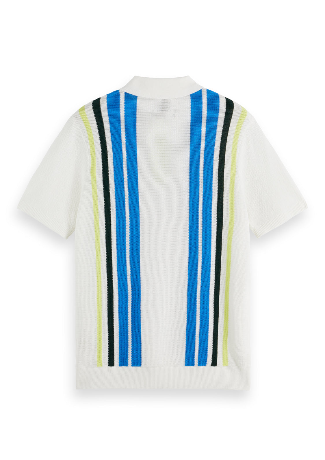 SCOTCH & SODA - Structured Knitted Striped Polo