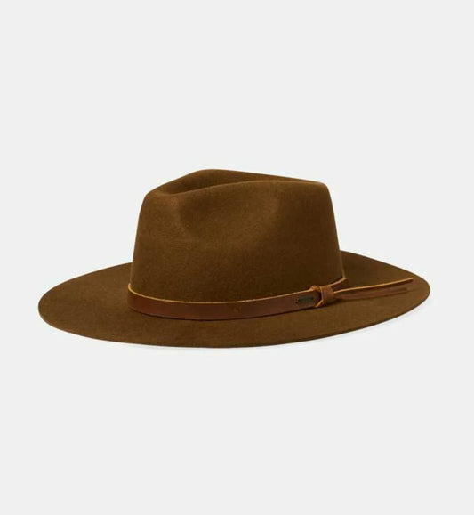 BRIXTON - Hawkins Weather Guard Cowboy Hat in Coffee