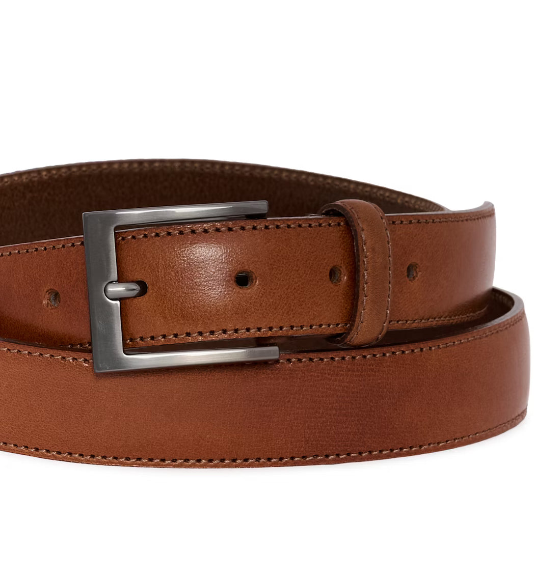 MATINIQUE - Frank Formal Stitch Leather Belt