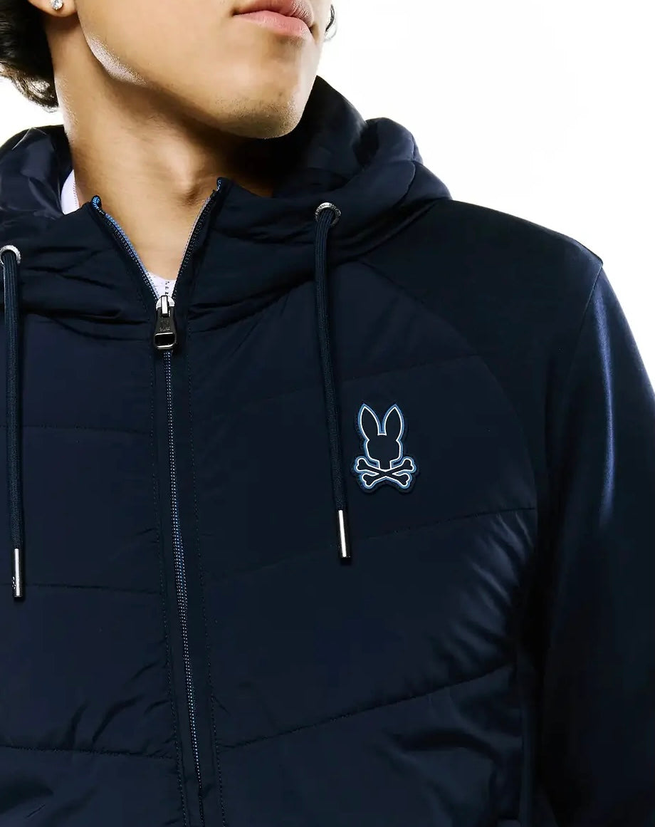 PSYCHO BUNNY - Gordley Mixed Media Jacket