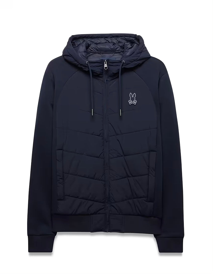PSYCHO BUNNY - Gordley Mixed Media Jacket