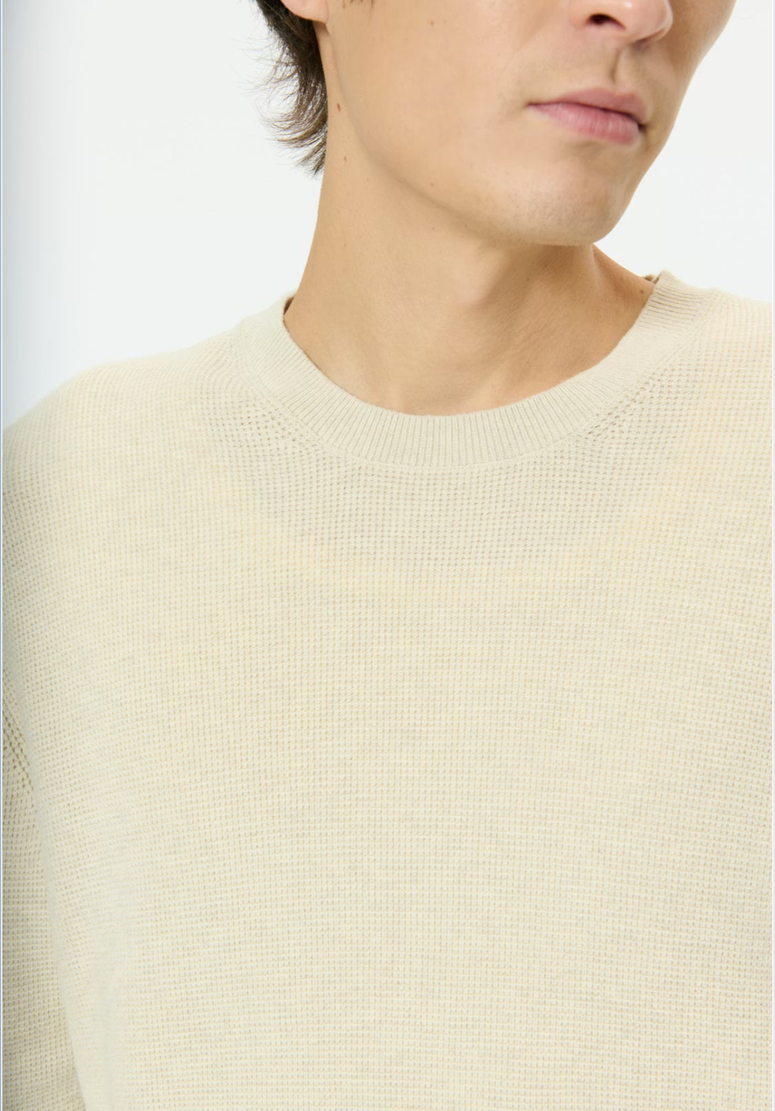 MATINIQUE - Lagoon Pullover in Oyster Gray Melange