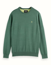 Load image into Gallery viewer, SCOTCH &amp; SODA - Regular Fit Crewneck in Sage Green
