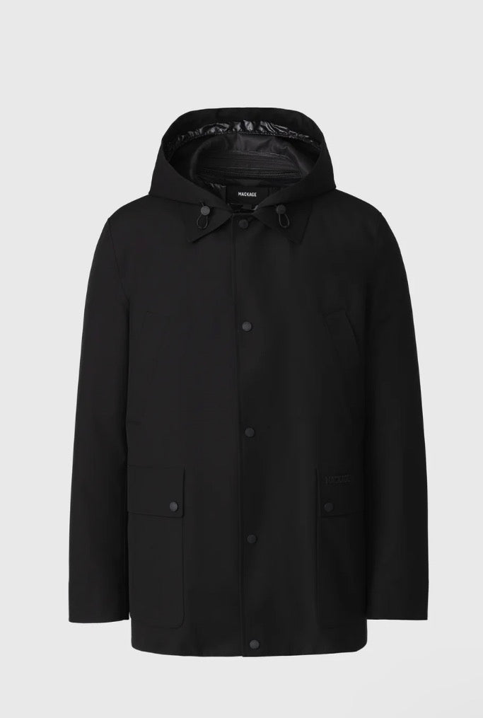MACKAGE - Alec 3-in-1 Short Balmacaan Coat with Removable Down Liner