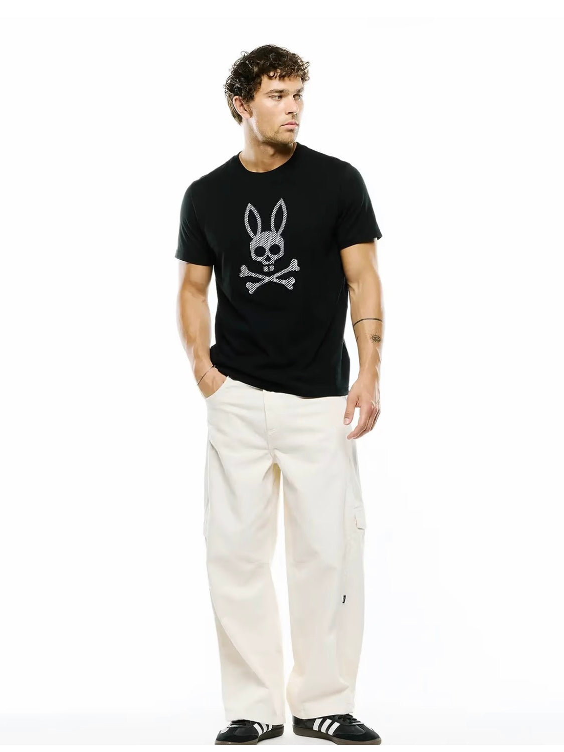 PSYCHO BUNNY - Stan Graphic Tee (Black)