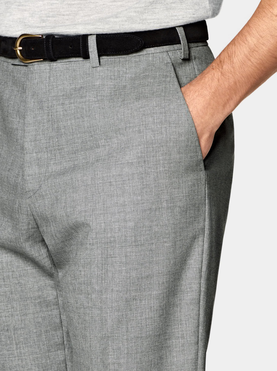 PAUL BETENLY - Roma Pants in Pearl Grey