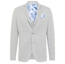 Load image into Gallery viewer, BLUE INDUSTRY - Grey Faint Herringbone Stretch Blazer
