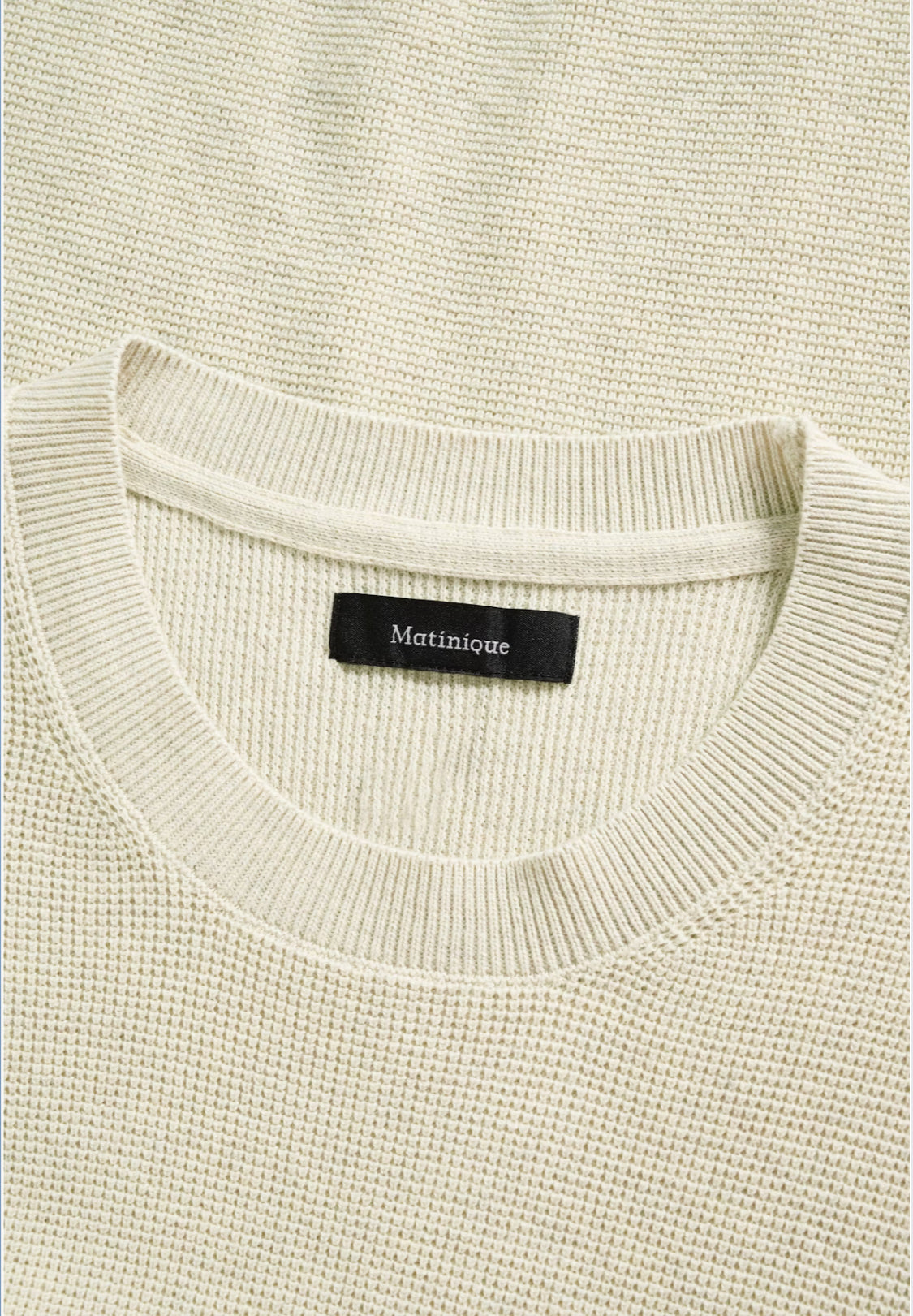 MATINIQUE - Lagoon Pullover in Oyster Gray Melange