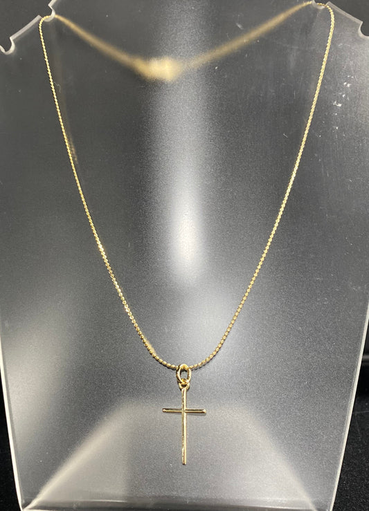 18K Gold Filled - Cross Necklace