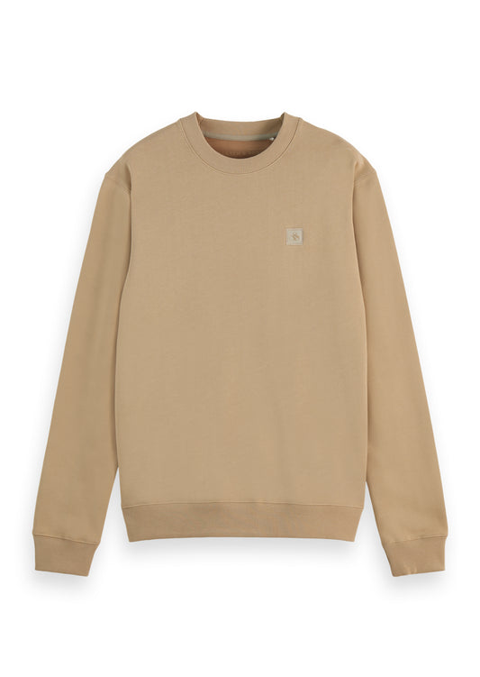 SCOTCH & SODA - Seasonal Core Badge Logo Crew Sweatshirt