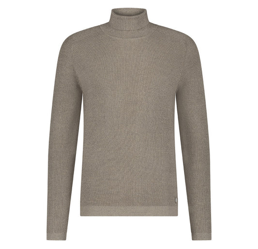 BLUE INDUSTRY - Knit Turtleneck in Taupe