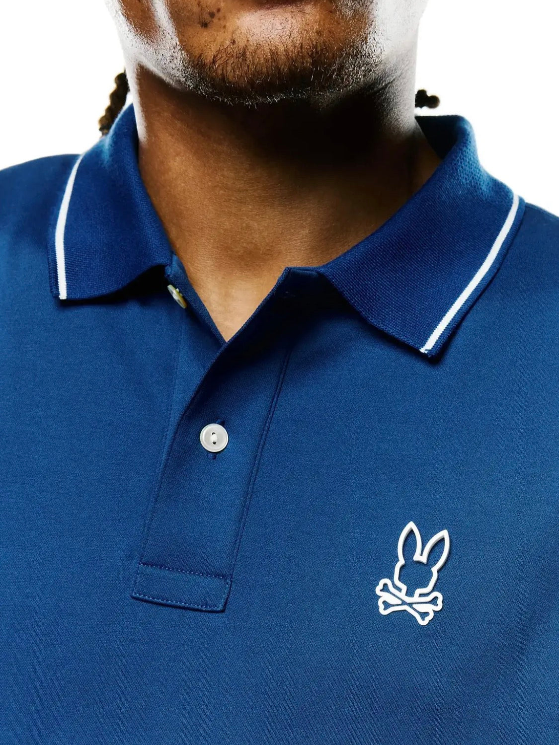 PSYCHO BUNNY - Joji Performance Polo (Navy Peony)