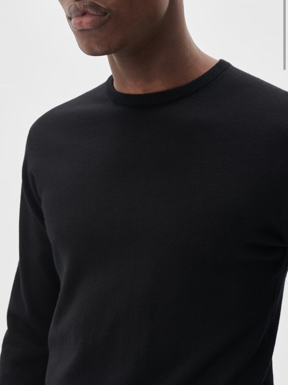 MATINIQUE - Margrate Merino Pullover in Black