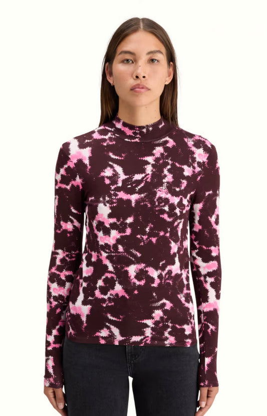 Scotch & Soda - Printed Long Sleeve Top