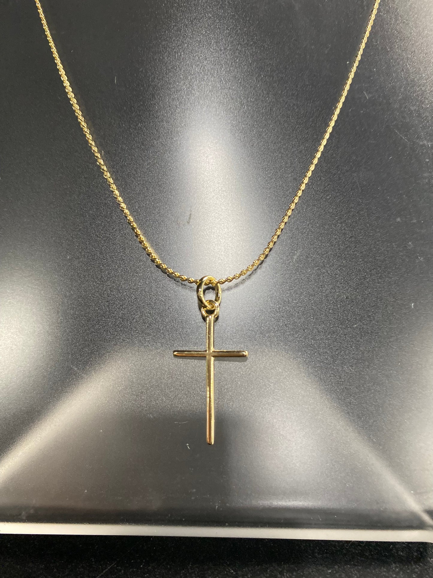 18K Gold Filled - Cross Necklace