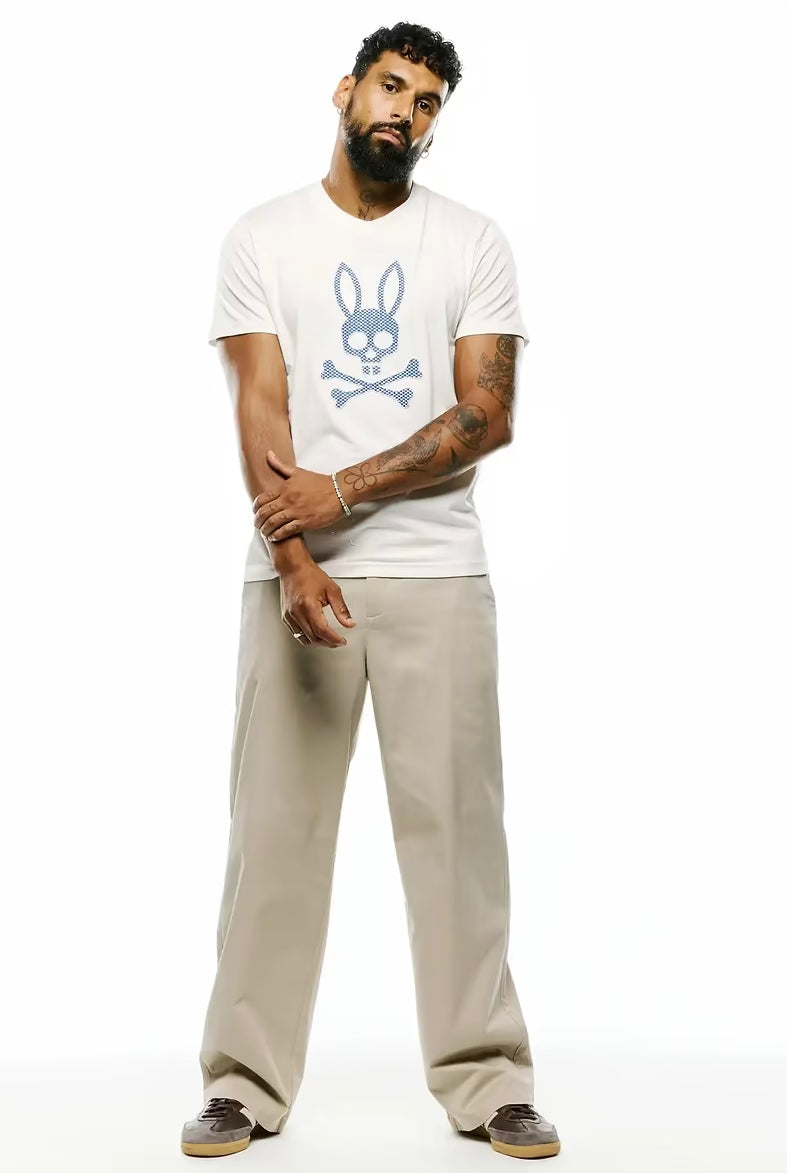 PSYCHO BUNNY - Stan Graphic Tee (Ecru)
