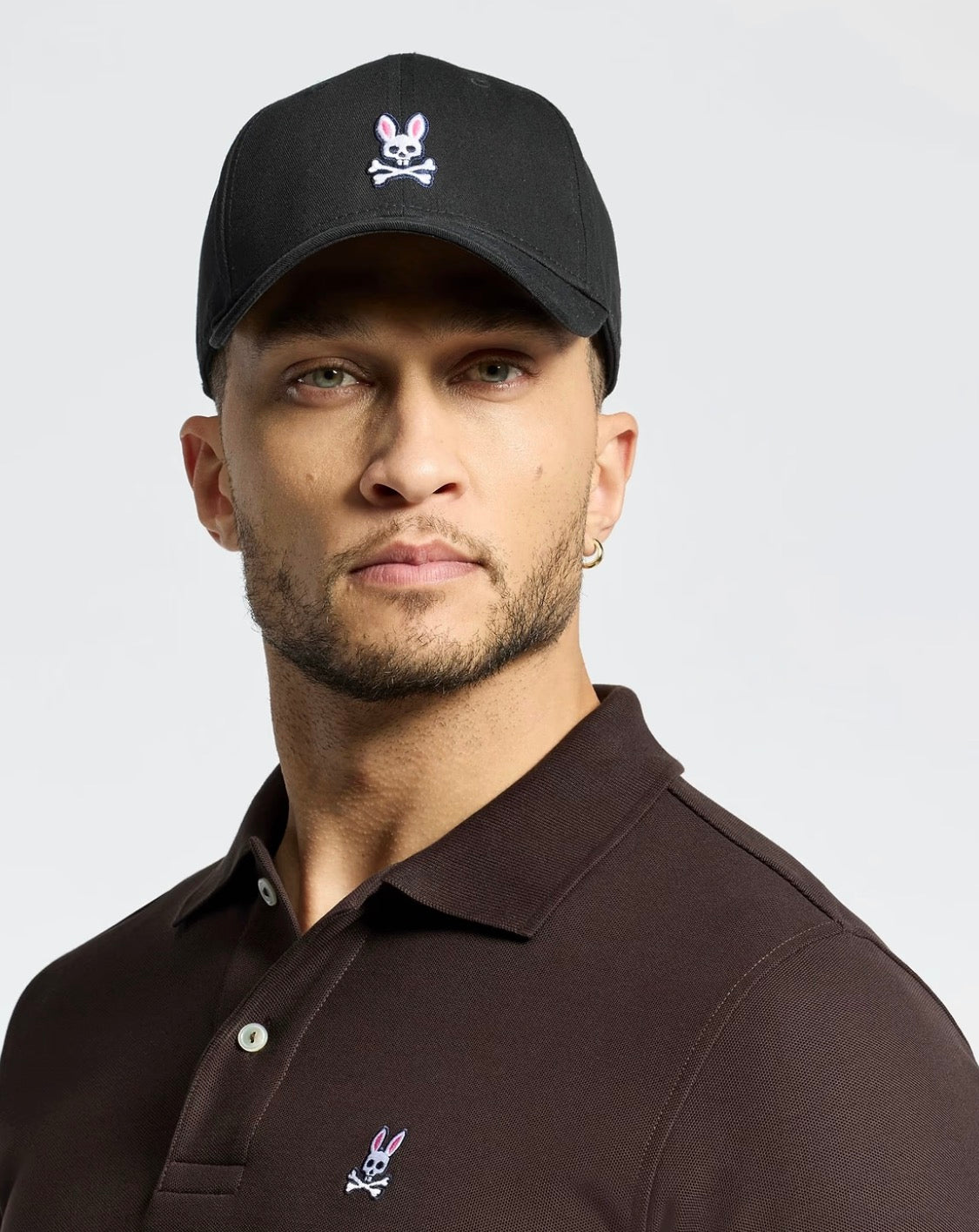 PSYCHO BUNNY - Classic Baseball Cap in Black