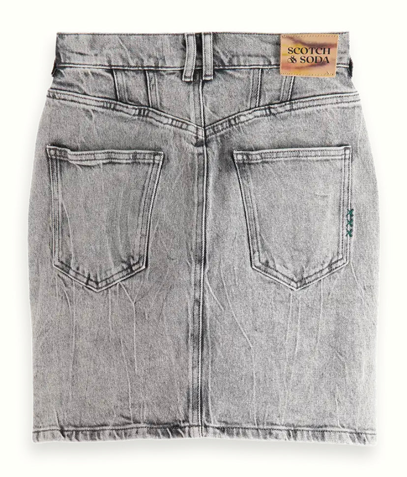 Scotch & Soda - Short Denim Skirt