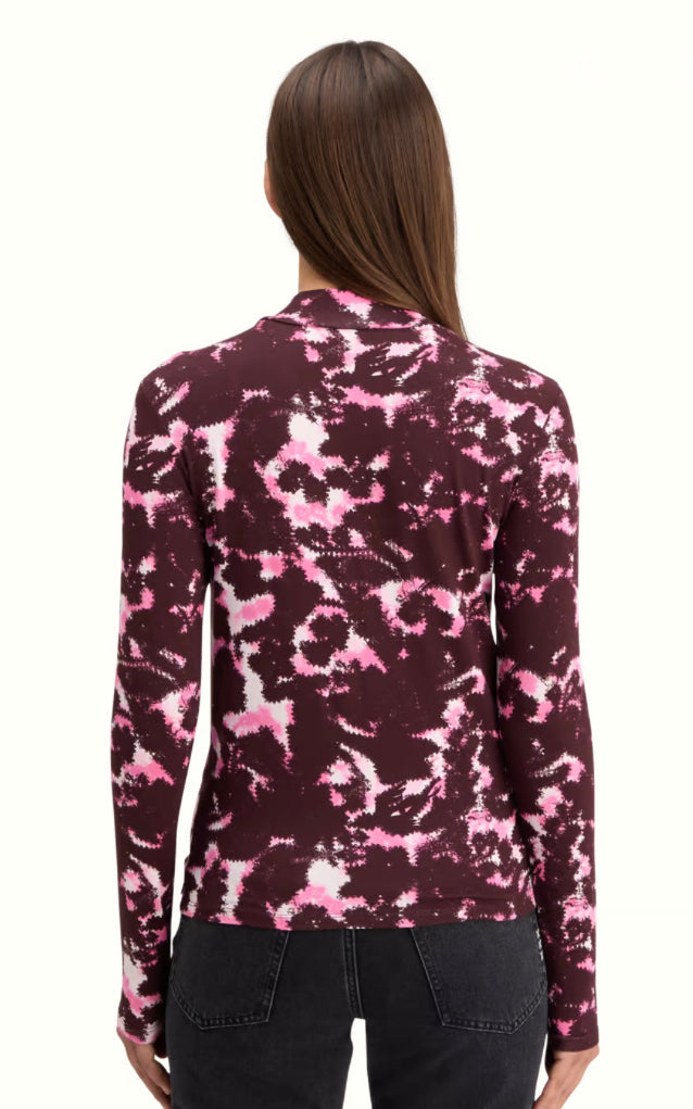 Scotch & Soda - Printed Long Sleeve Top