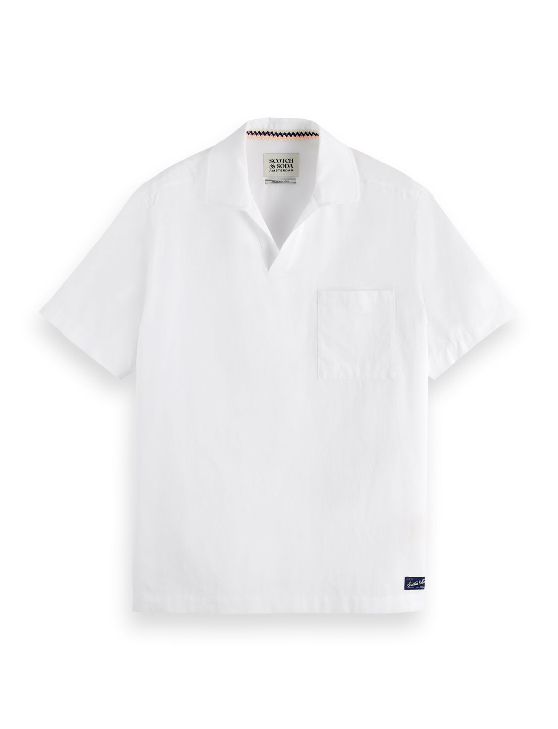SCOTCH & SODA - Short Sleeved Linen Blend Shirt