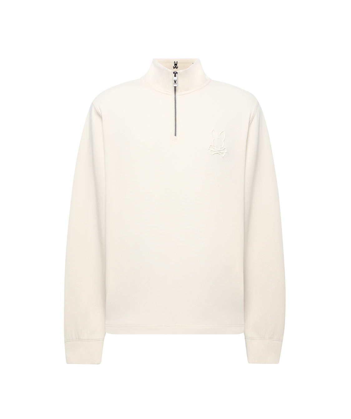 PSYCHO BUNNY - Nev 1/4 Zip Sweatshirt in Pristine