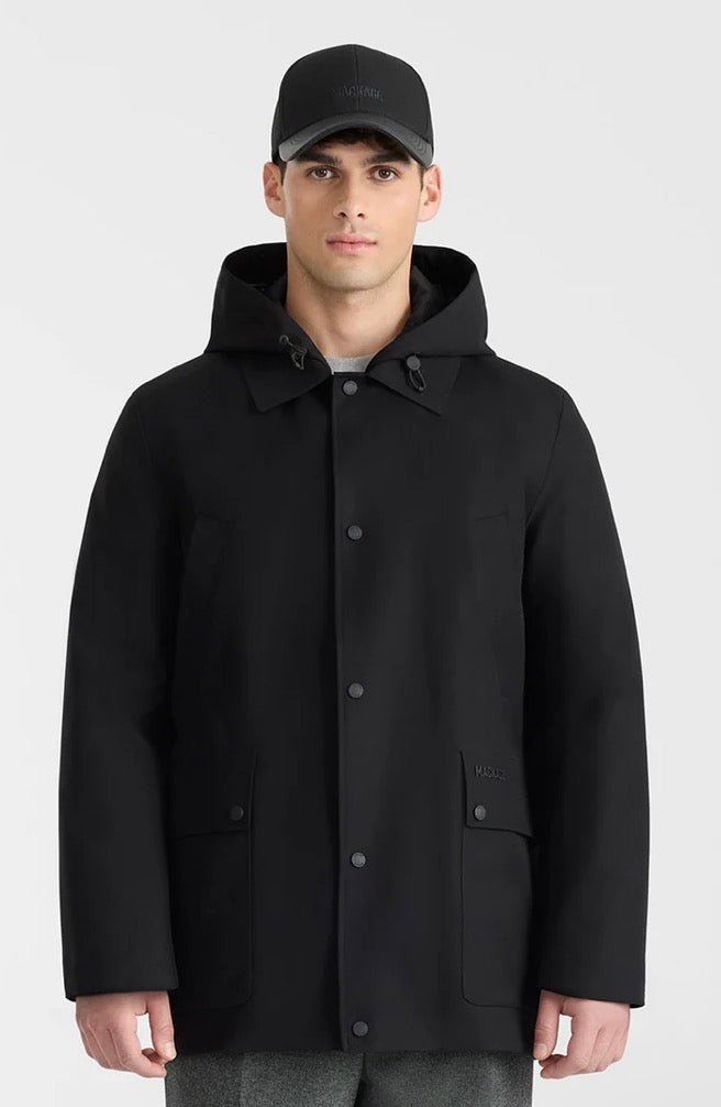 MACKAGE - Alec 3-in-1 Short Balmacaan Coat with Removable Down Liner