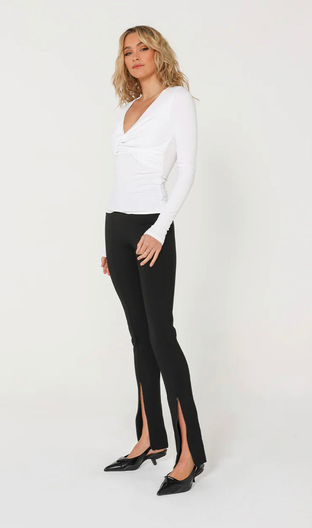 Madison The Label - Henley Zip Pants