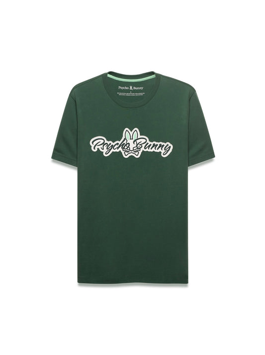 PSYCHO BUNNY - Jaydon Graphic Tee (Pineneedle)
