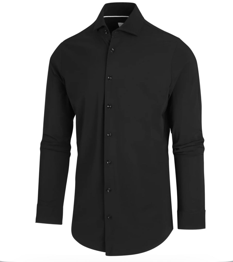 BLUE INDUSTRY - Technical Stretch Shirt in Black
