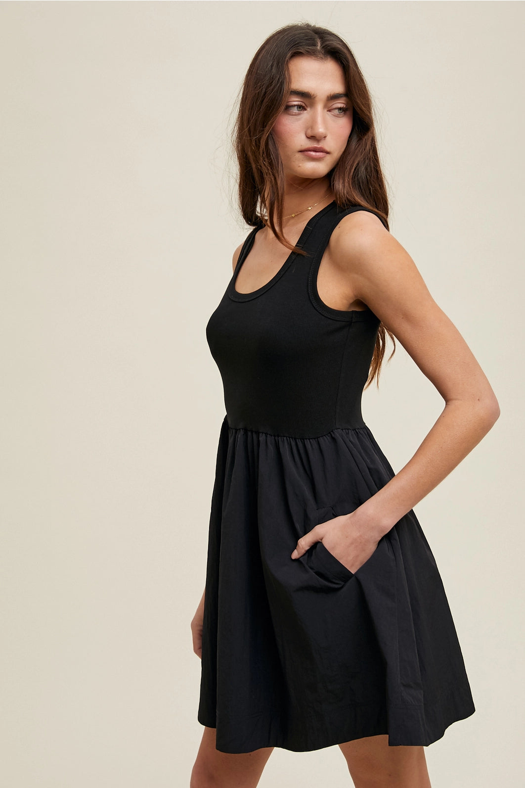 Wishlist - Contrast Tank Dress