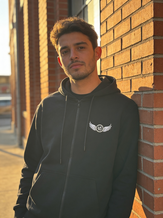 FORTY-FIVE SOCIAL - Full Zip Hoodie