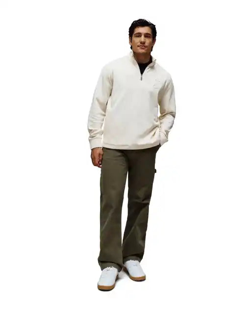 PSYCHO BUNNY - Nev 1/4 Zip Sweatshirt in Pristine